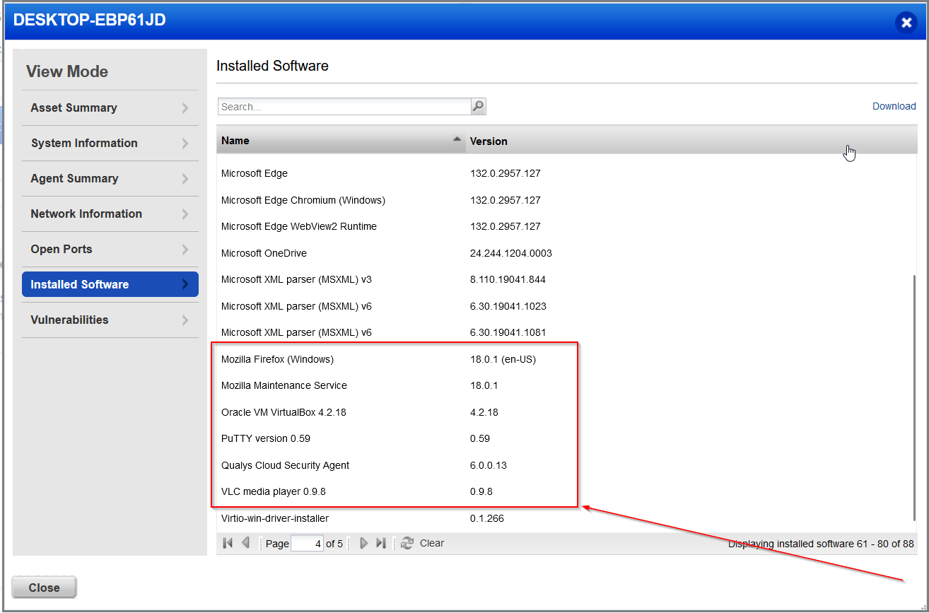 Qualys Scanner Results 02